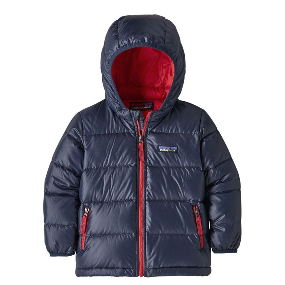 Patagonia Navy and Red Puffer Jacket